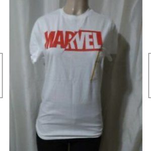 *SALE* Marvel T-Shirt White Short Sleeve Women's Size S